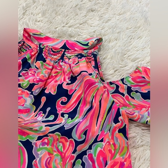 Lilly Pulitzer Sunny Shoulder Elsa Top - Size XS - Picture 2 of 8